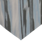 モダン抽象芸術ストライプの湖水 ミディアムテーブルランナー (コーナー)