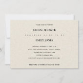 モダン抽象芸術ソフト赤面ブライダルシャワー招待状 サンキューカード (裏面)