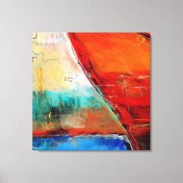 モダン抽象芸術テクスチャパターン キャンバスプリント