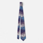 モダン抽象芸術デジタルパターンデザイン1231 ネクタイ (裏面)