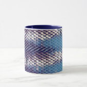 モダン抽象芸術デジタルパターンデザイン1231 マグカップ (中央)