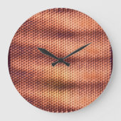モダン抽象芸術デジタルパターンデザイン1232 ラージ壁時計 (正面)