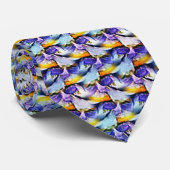 モダン抽象芸術デジタルパターンデザイン1234 ネクタイ (ロール)