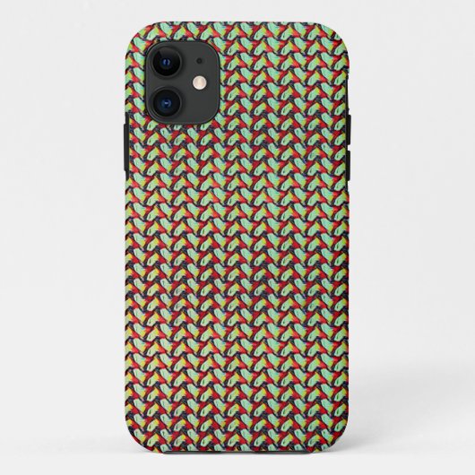 モダン抽象芸術デジタルパターンデザイン1249 Case-Mate iPhoneケース (裏面)