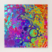 モダン抽象芸術デジタル流体アート ジグソーパズル (横)