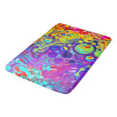 モダン抽象芸術デジタル流体アート バスマット (アングル)