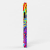 モダン抽象芸術デジタル流体 Case-Mate iPhoneケース (裏面/右)