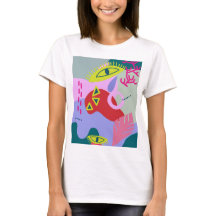 モダン抽象芸術トレンディーカラフル図