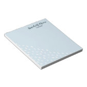 モダン抽象芸術ドット幾何学的パターン ノートパッド (アングル)