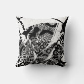 モダン抽象芸術ニュースプリント時代 クッション (裏面)