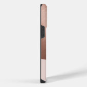 モダン抽象芸術バラ数々の金ゴールドiPhone / iPadケース iPhoneケース (右側面)