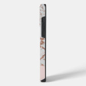 モダン抽象芸術バラ数々の金ゴールドiPhone / iPadケース iPhoneケース (左側面)