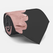 モダン抽象芸術バラ金ゴールド紙水玉模様 ネクタイ (ロール)