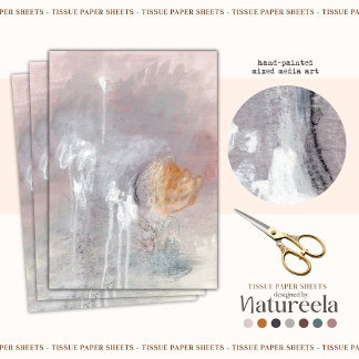 モダン抽象芸術パターンの切り離しティッシュペーパー 薄葉紙