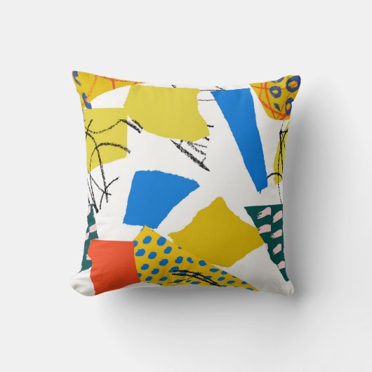 モダン抽象芸術パターン クッション (正面)