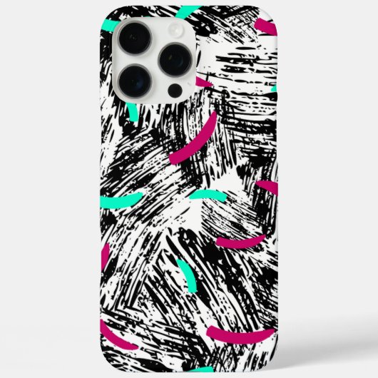 モダン抽象芸術パターン Case-Mate iPhoneケース (裏面)