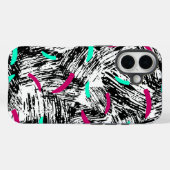 モダン抽象芸術パターン Case-Mate iPhoneケース (裏面 (横))