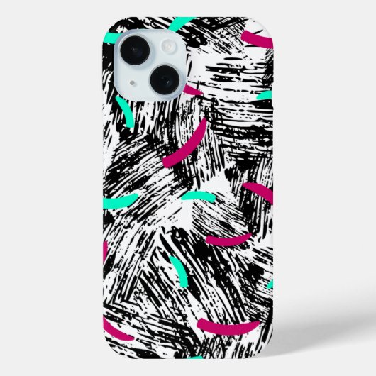 モダン抽象芸術パターン Case-Mate iPhoneケース (裏面)