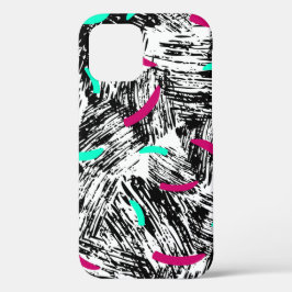 モダン抽象芸術パターン iPhone 12 PROケース