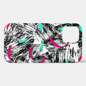 モダン抽象芸術パターン Case-Mate iPhoneケース (裏面 (横))