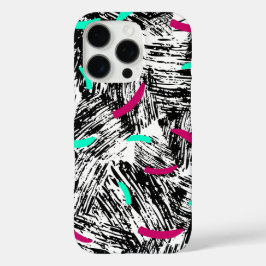 モダン抽象芸術パターン iPhone 16 PROケース