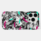 モダン抽象芸術パターン Case-Mate iPhoneケース (裏面 (横))