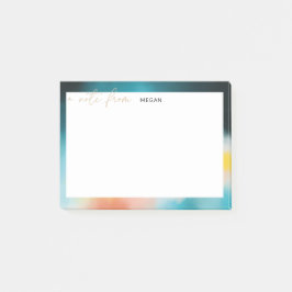 モダン抽象芸術パタ縁どインとスクリプト ポストイット