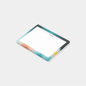 モダン抽象芸術パタ縁どインとスクリプト ポストイット (アングル)