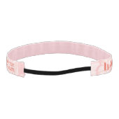 モダン抽象芸術パーソナライズされた名 アスレチックヘッドバンド (裏面)