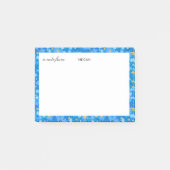 モダン抽象芸術パ縁どインとスクリプト化された投稿 ポストイット (正面)