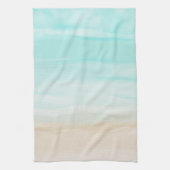 モダン抽象芸術ビーチ キッチンタオル (縦)