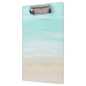 モダン抽象芸術ビーチ クリップボード (左)