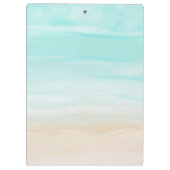 モダン抽象芸術ビーチ クリップボード (裏面)