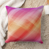 モダン抽象芸術ピンク幾何装飾用クッション クッション (ブランケット)