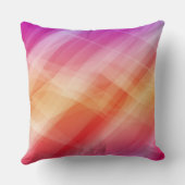 モダン抽象芸術ピンク幾何装飾用クッション クッション (裏面)