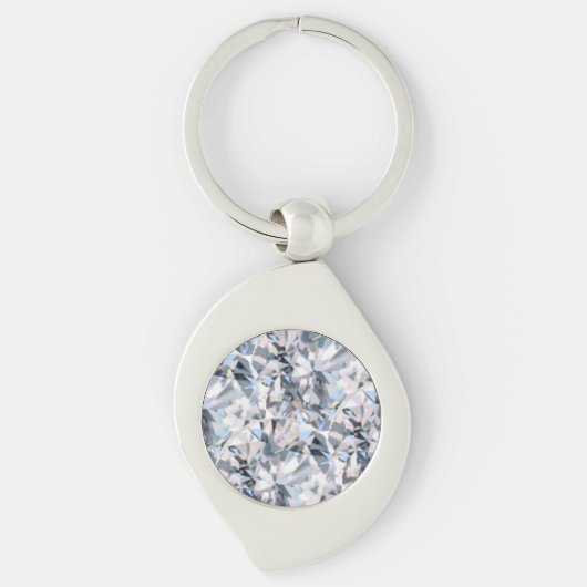 モダン抽象芸術フラクタル キーホルダー (正面)