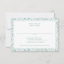 モダン抽象芸術フローラシーサイドグリーン結婚ズ