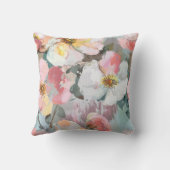 モダン抽象芸術フローラ クッション (裏面)