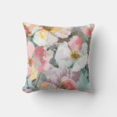 モダン抽象芸術フローラ クッション (正面)