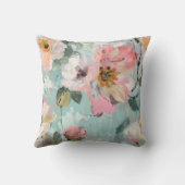 モダン抽象芸術フローラ クッション (裏面)