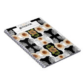 モダン抽象芸術フローラ ノートブック (右側)