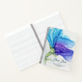 モダン抽象芸術フローラ ノートブック (内部)
