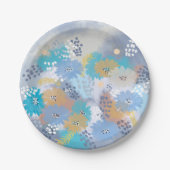 モダン抽象芸術フローラ ペーパープレート (正面)