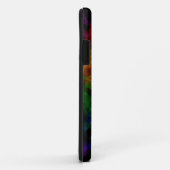 モダン抽象芸術ブラックレインボー Case-Mate iPhoneケース (裏面/右)