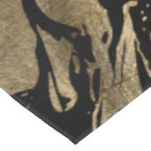 モダン抽象芸術ブラック金ゴールド大理石 テーブルクロス (アングル)