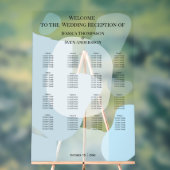 モダン抽象芸術ブルーミニマル芸術的リス結婚ト アクリルサイン (ニュートラル)