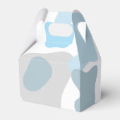 モダン抽象芸術ブルーミニマル芸術的リス結婚ト フェイバーボックス (裏面サイド)