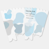 モダン抽象芸術ブルーミニマル芸術的リス結婚ト フェイバーボックス (見開き)