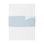 モダン抽象芸術ブルーミニマル芸術的リス結婚ト 招待状ベリーバンド (裏面例)