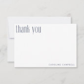 モダン抽象芸術ブルーレッド金ゴールドカスタム卒業 サンキューカード (正面)